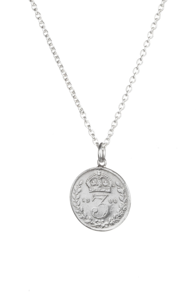 Victorian Silver Threepence Charm